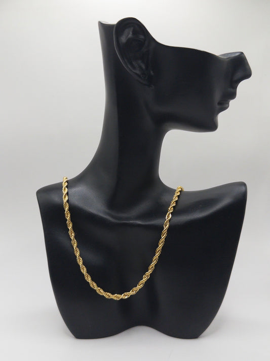 CADENA LAZO 65CM ORO LAMINADO 18K