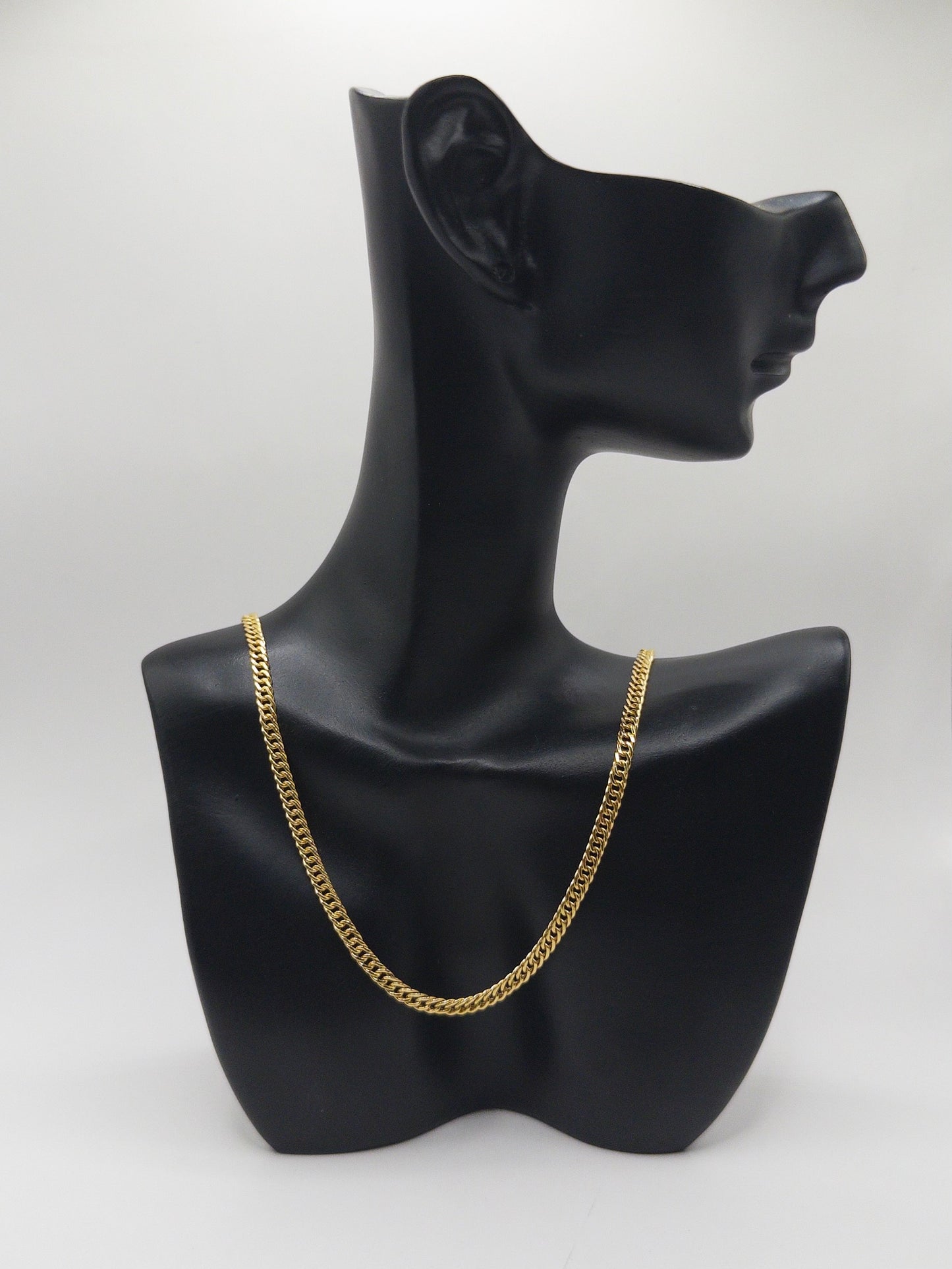 CADENA CUBANA 60CM ORO LAMINADO 18K