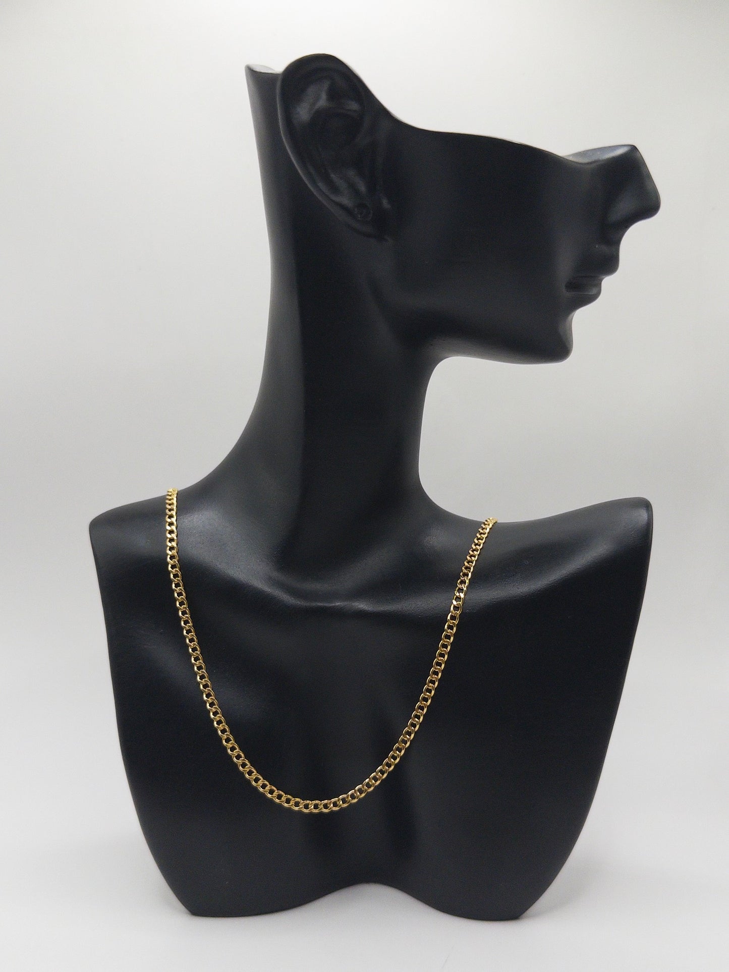 CADENA CUBANA 50CM ORO LAMINADO 18K