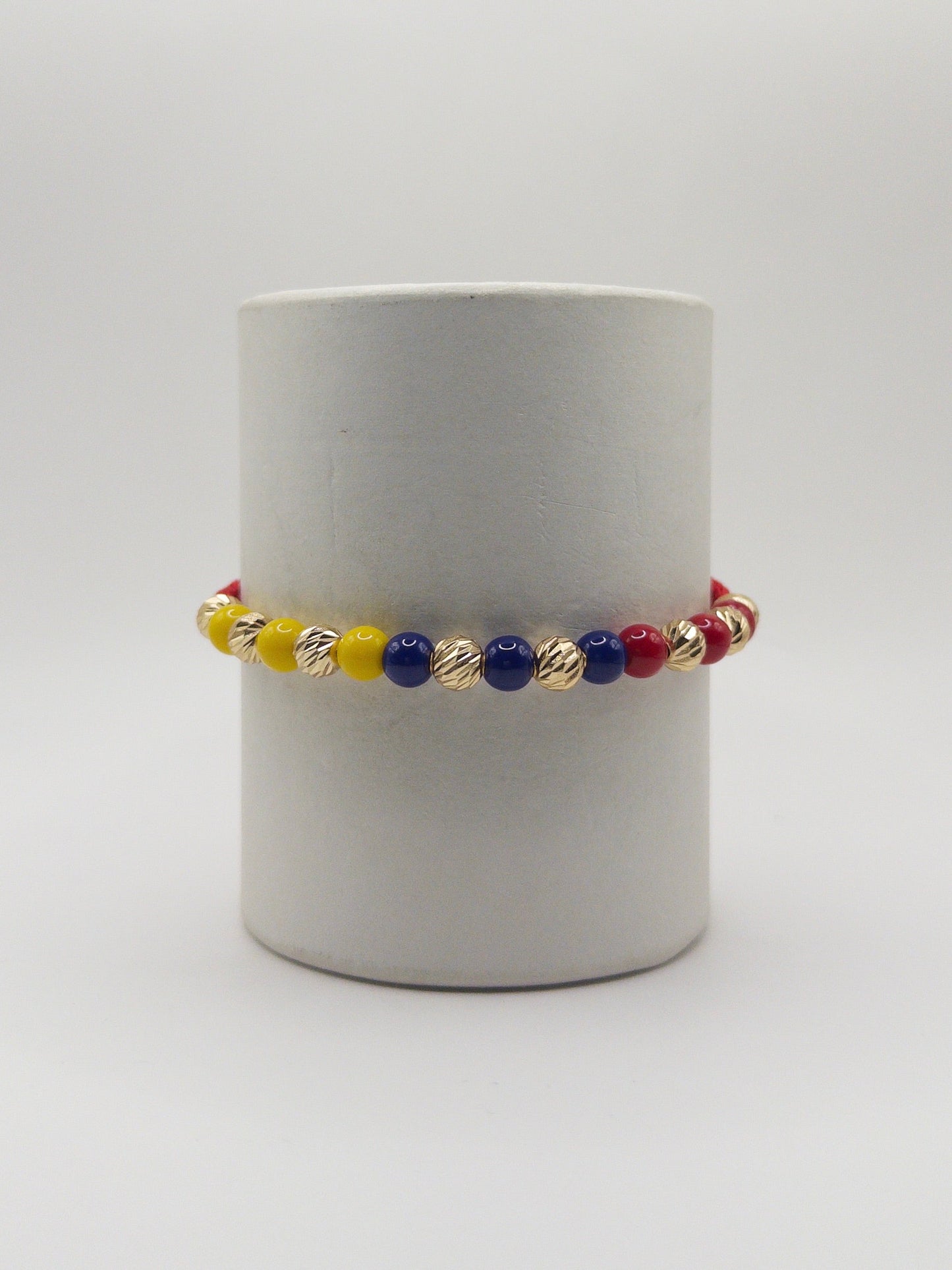 TEJIDA SELECCION COLOMBIA #6 DIAMANTADO ORO LAMINADO 18K