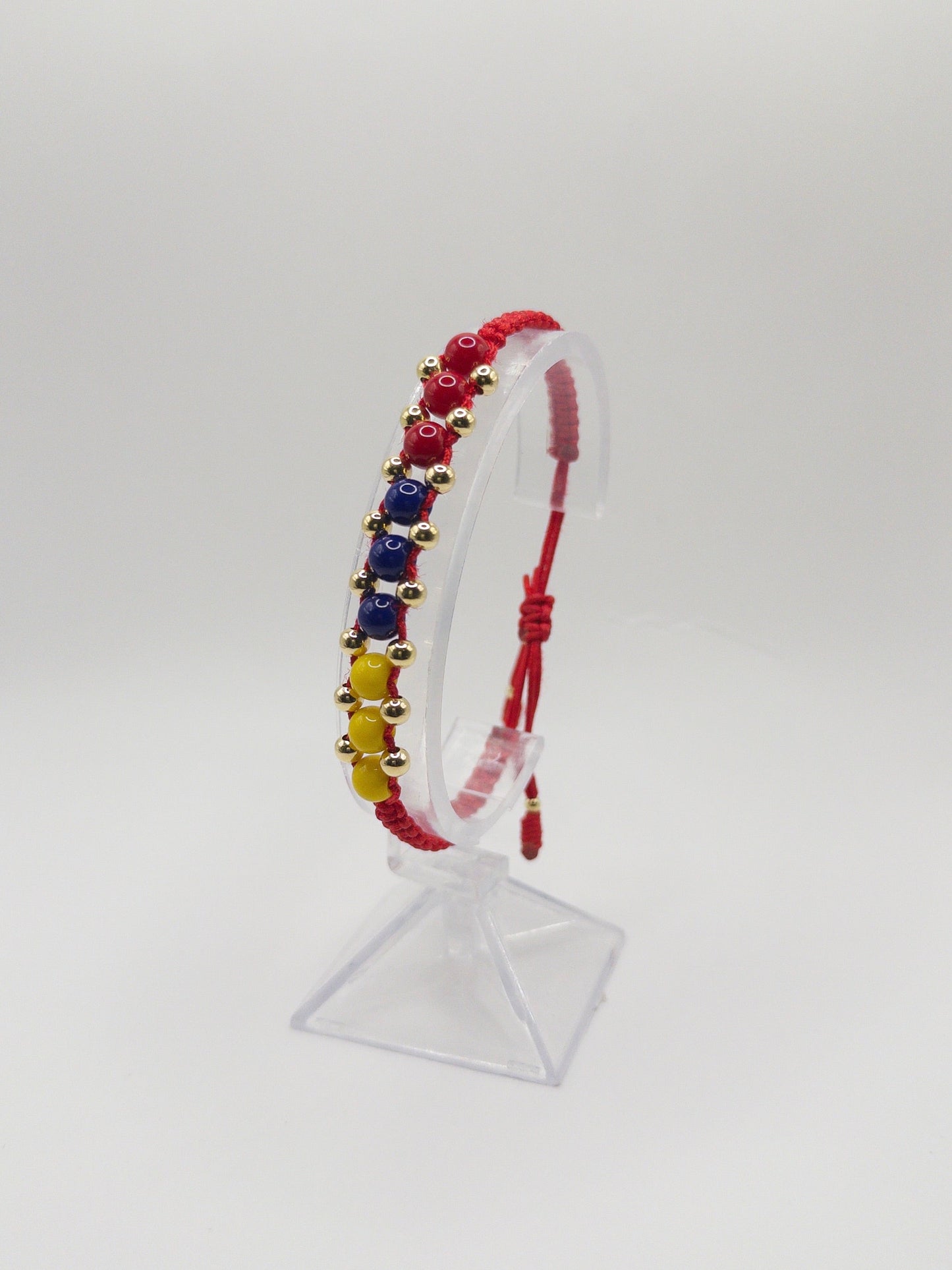 TEJIDA TRES SELECCION COLOMBIA #4 ORO LAMINADO 18K