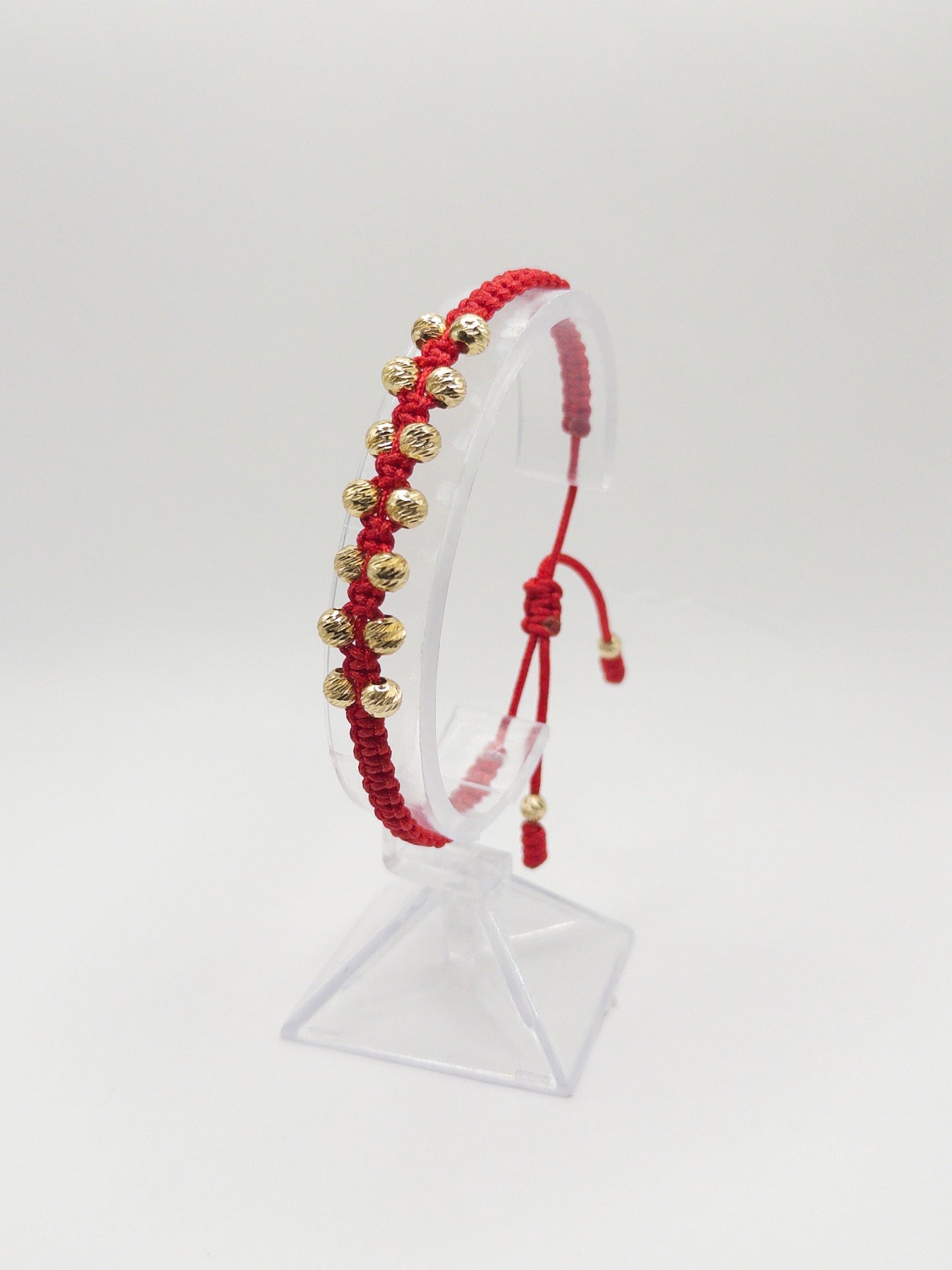 TEJIDA 14 BALINES #5 DIAMANTADOS ORO LAMINADO 18K