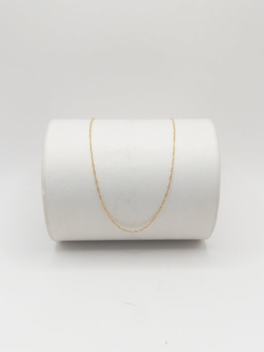 CADENA SINGAPUR 50CM ORO LAMINADO 18K