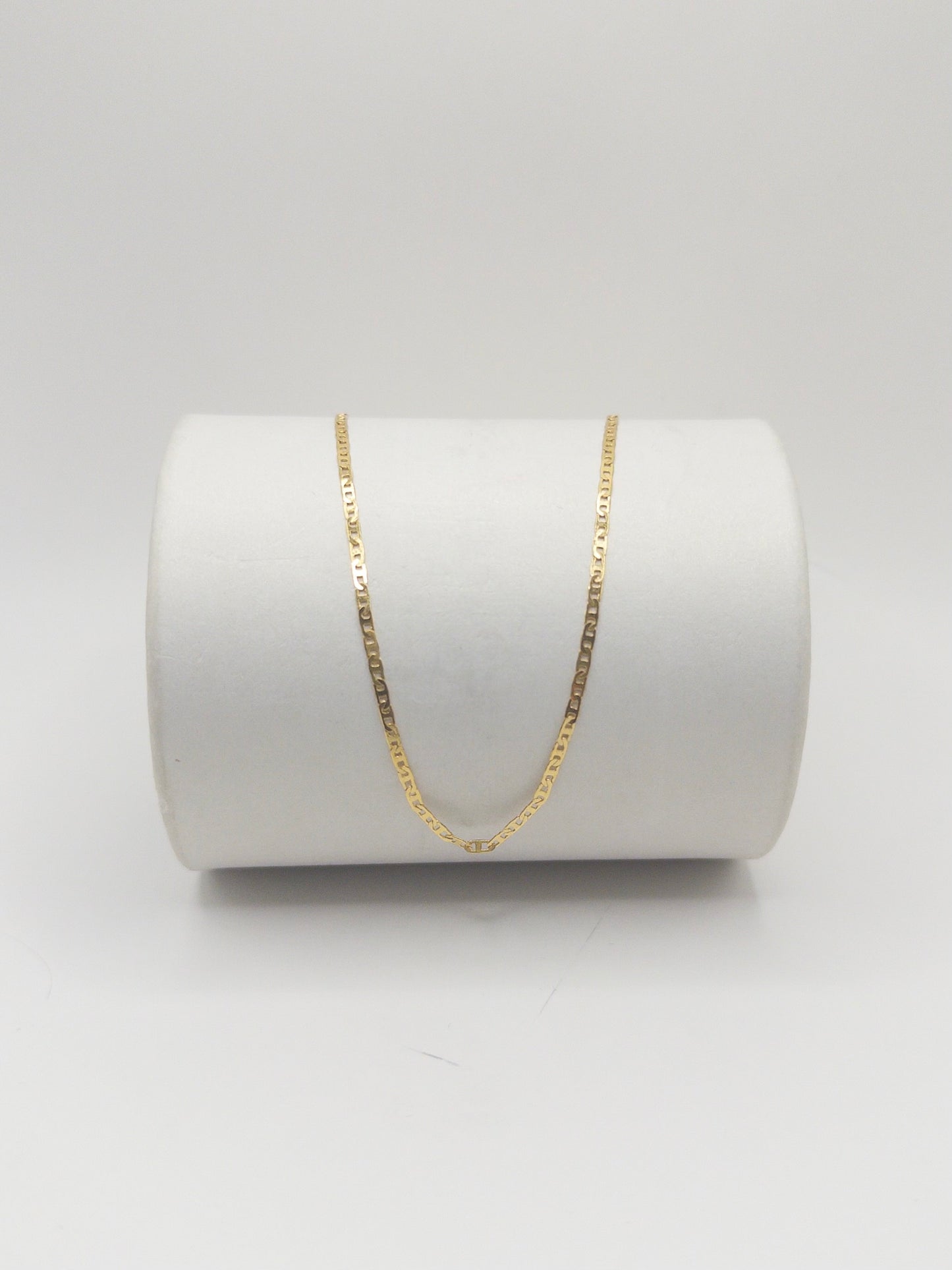 CADENA BANANA 40CM ORO LAMINADO 18K