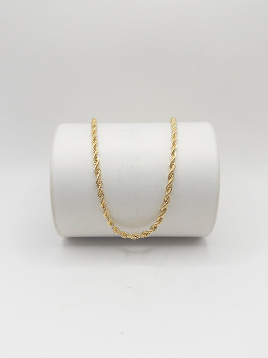 CADENA LAZO 45CM ORO LAMINADO 18K