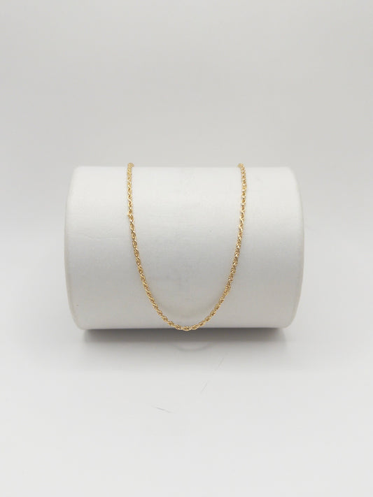 CADENA CORDON 65CM ORO LAMINADO 18K