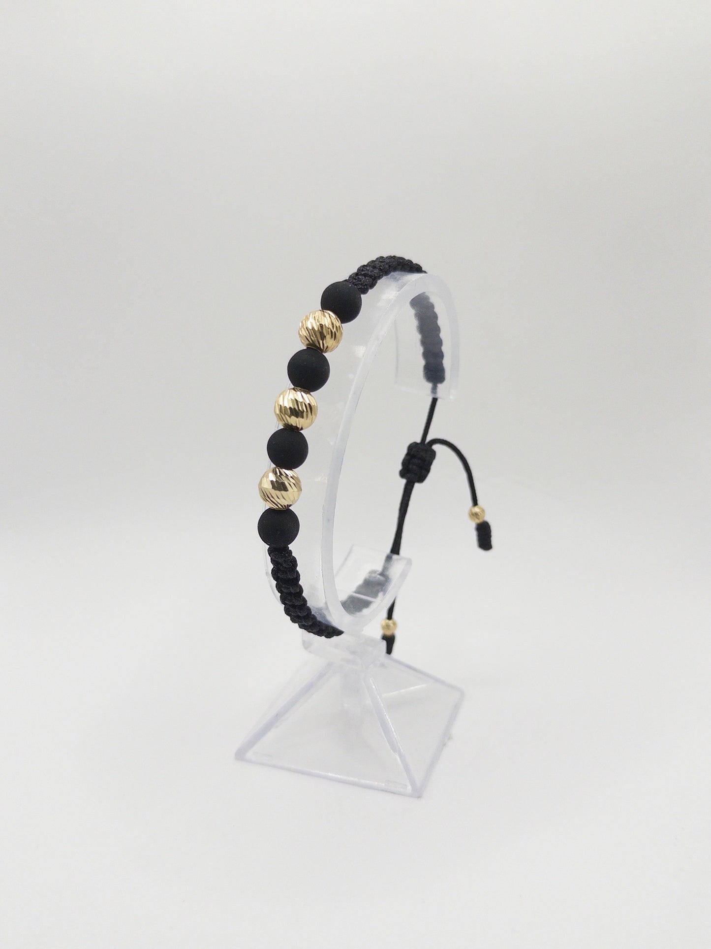 TEJIDA 3 BALINES #8 NEOPRENO DIAMANTADO ORO LAMINADO 18K