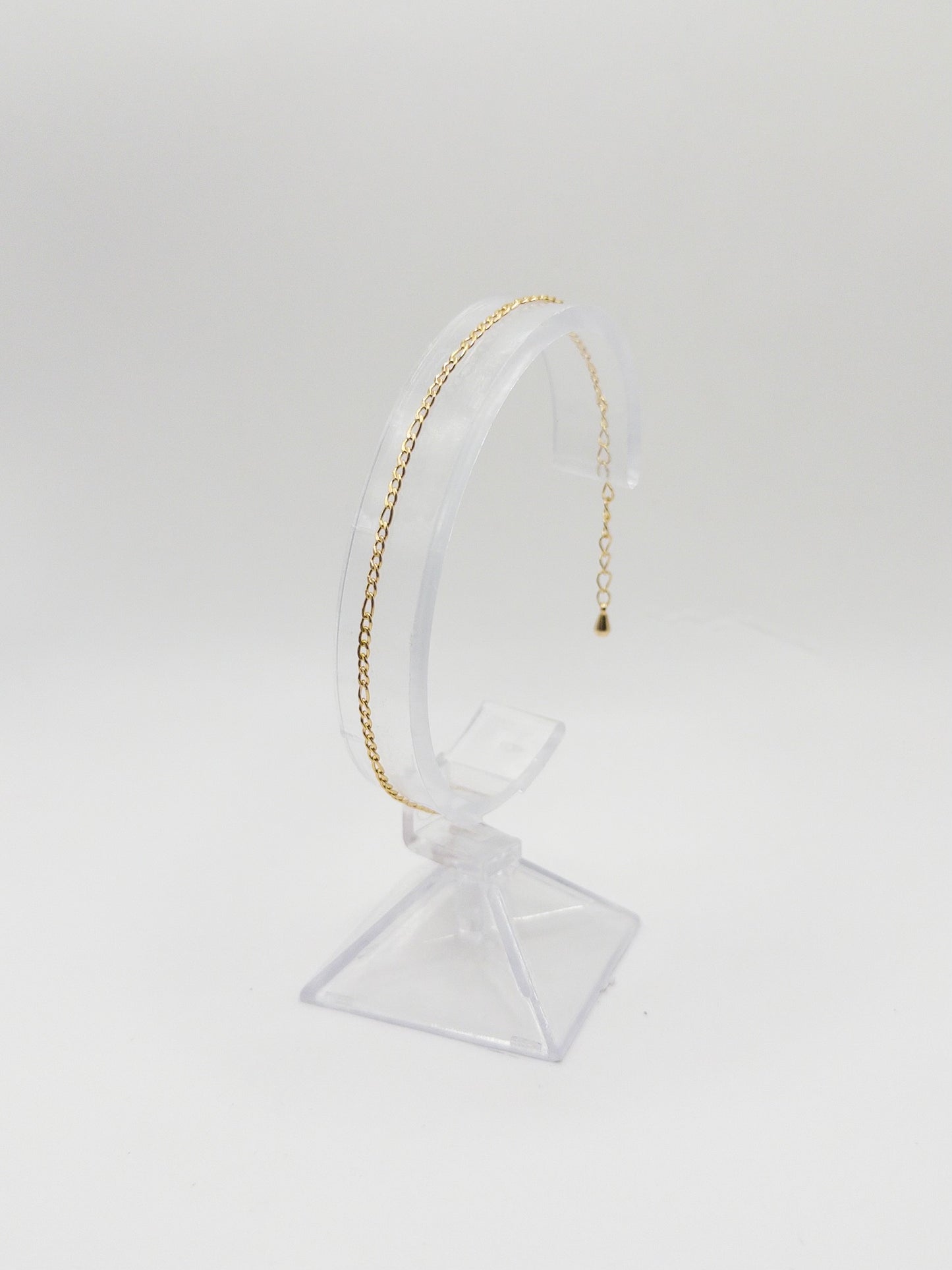 PULSERA FIGARO 20CM ORO LAMINADO 18K