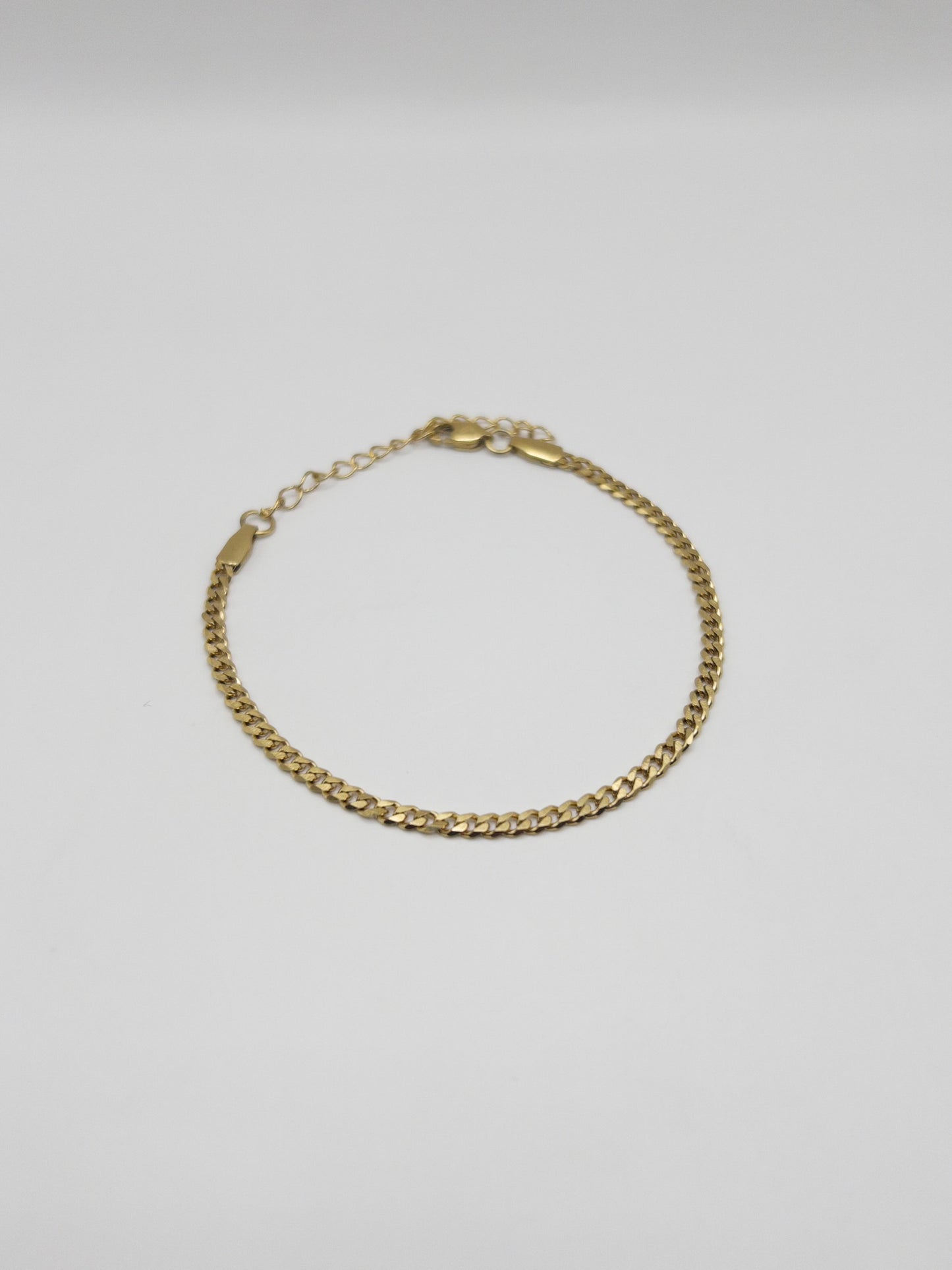PULSERA CUBANA MUJER ORO LAMINADO 18K