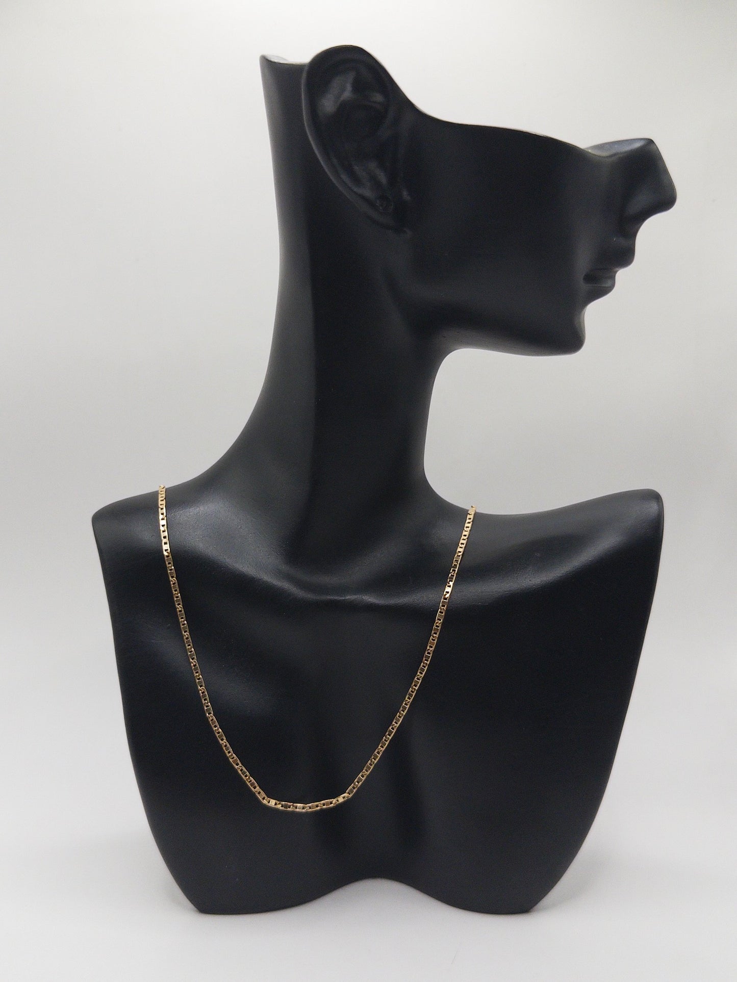 CADENA BANANA 40CM ORO LAMINADO 18K