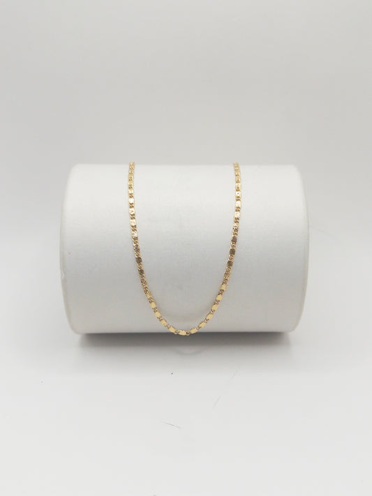 CADENA DESTELLOS 60CM ORO LAMINADO 18K