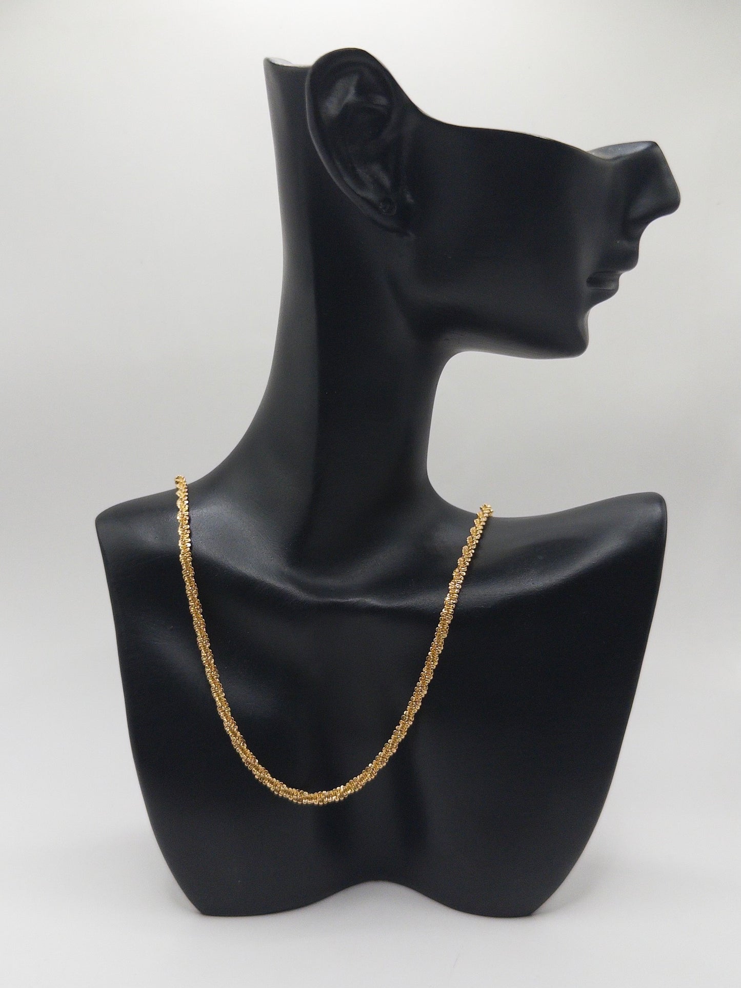 CADENA CORDON BRILLO 60CM ORO LAMINADO 18K