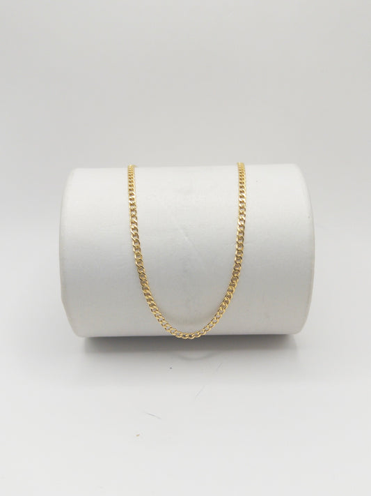 CADENA CUBANA 50CM ORO LAMINADO 18K