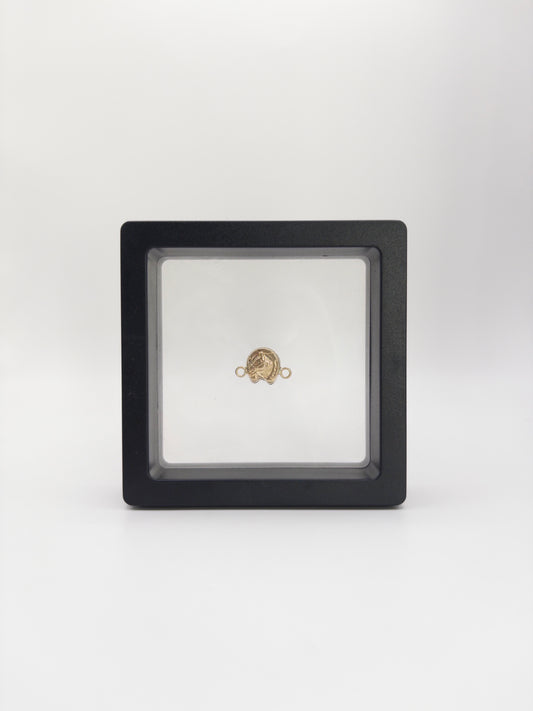 HERRAJE EQUINO MEDIANO ORO LAMINADO 18K
