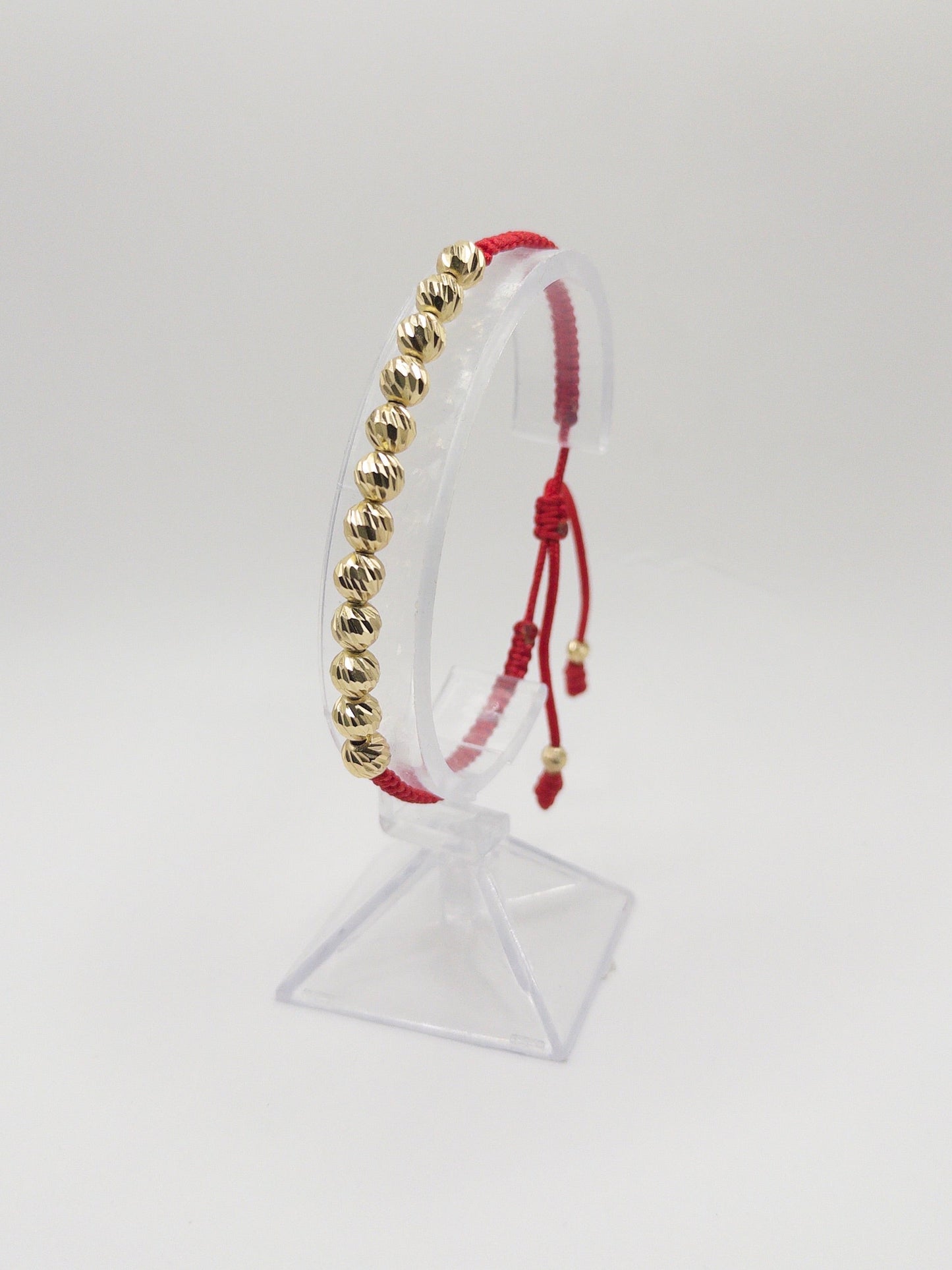 TEJIDA 12 BALINES #6 DIAMANTADOS ORO LAMINADO 18K