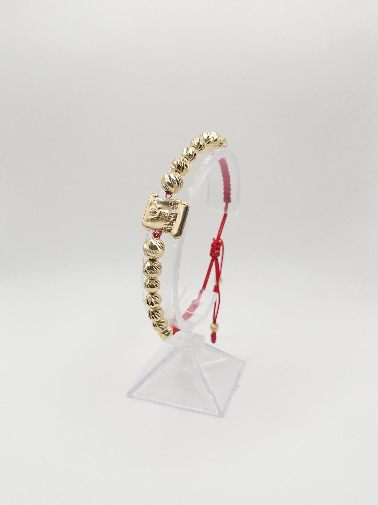 TEJIDA DIVINO NIÑO GRANDE ORO LAMINADO 18K