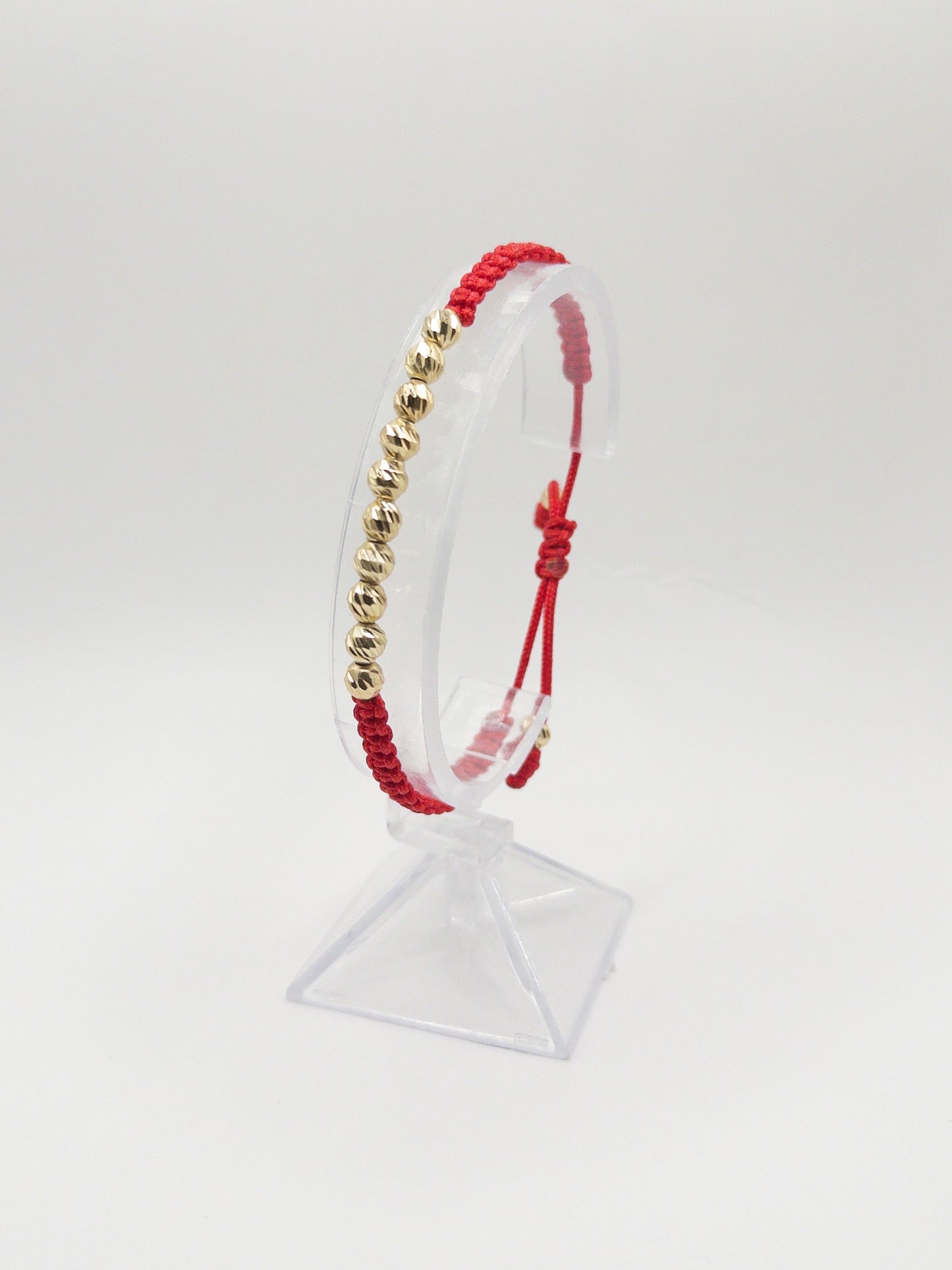 TEJIDA 10 BALINES #5 DIAMANTADOS ORO LAMINADO 18K