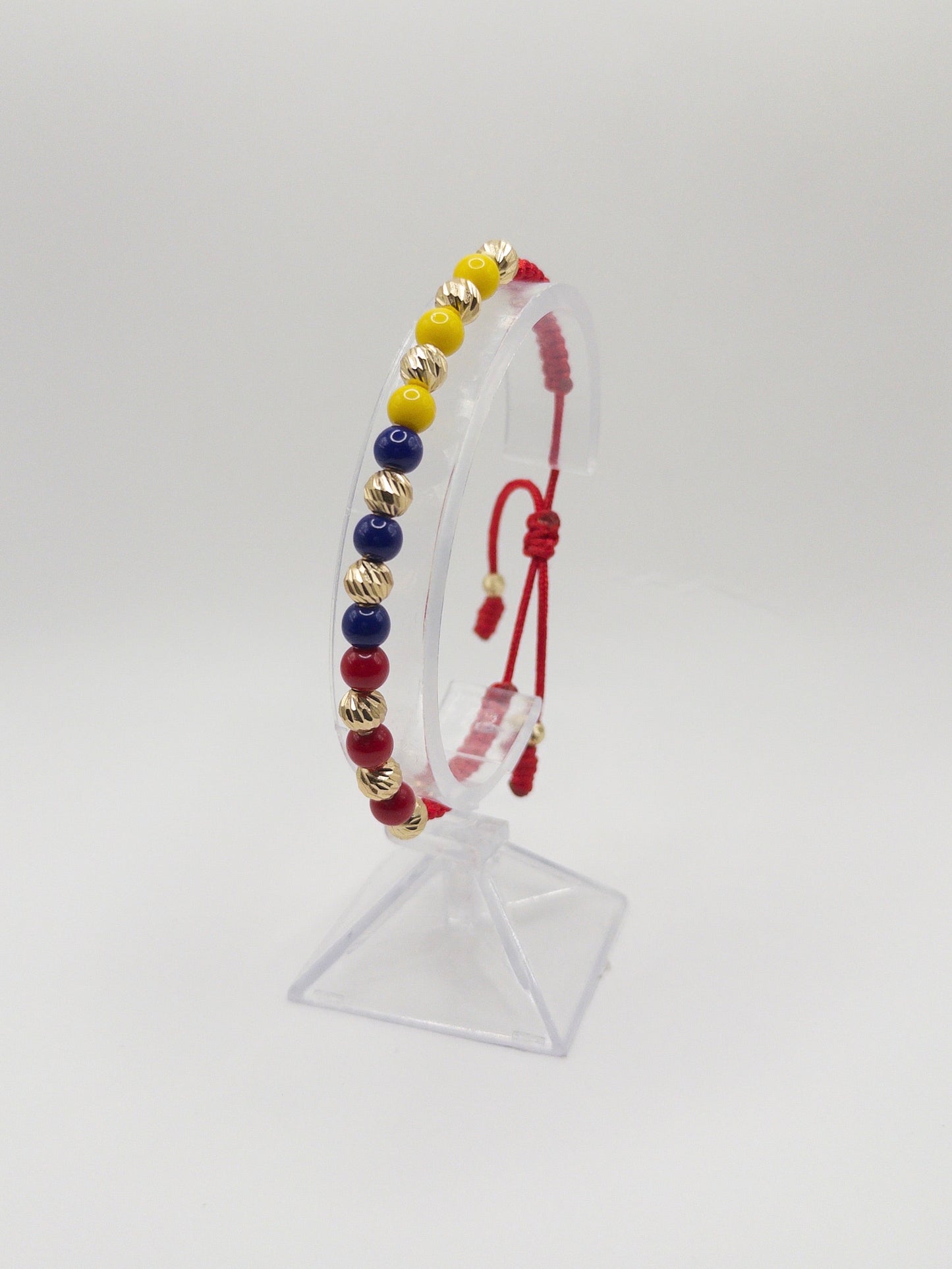 TEJIDA SELECCION COLOMBIA #6 DIAMANTADO ORO LAMINADO 18K