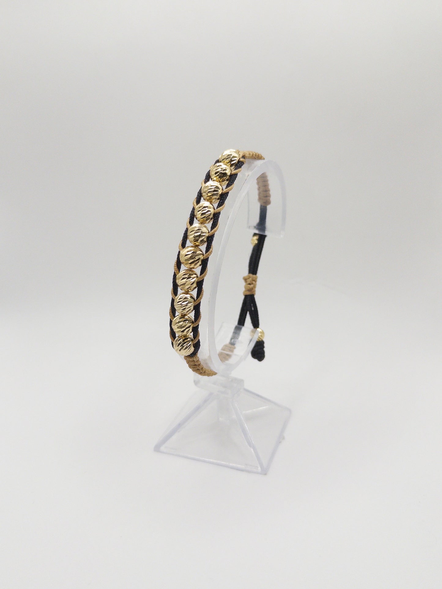 TEJIDA BICOLOR ORO LAMINADO 18K