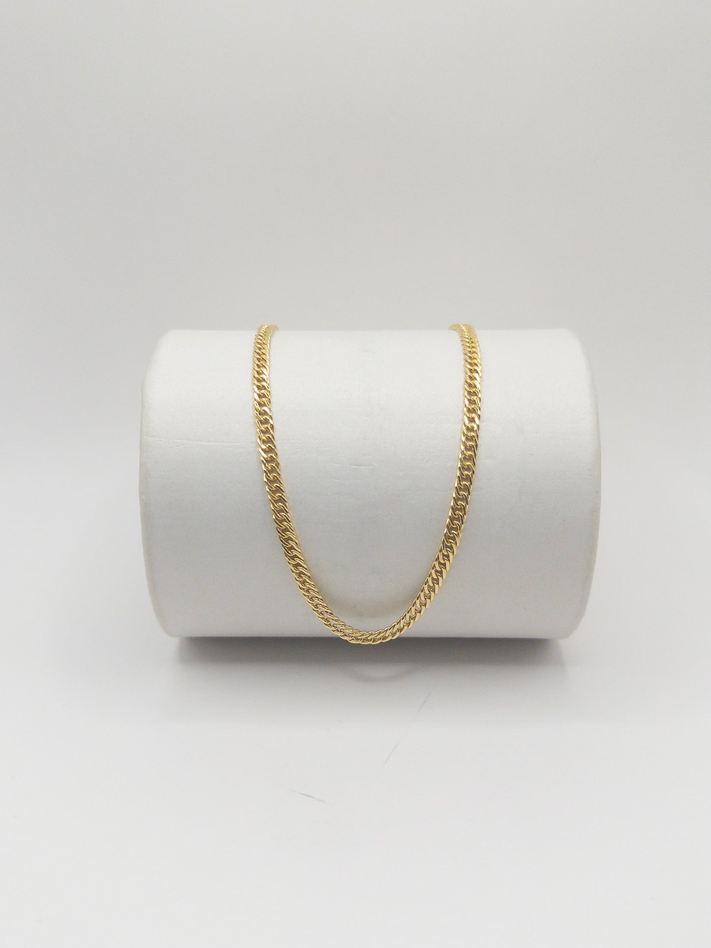 CADENA CUBANA 60CM ORO LAMINADO 18K