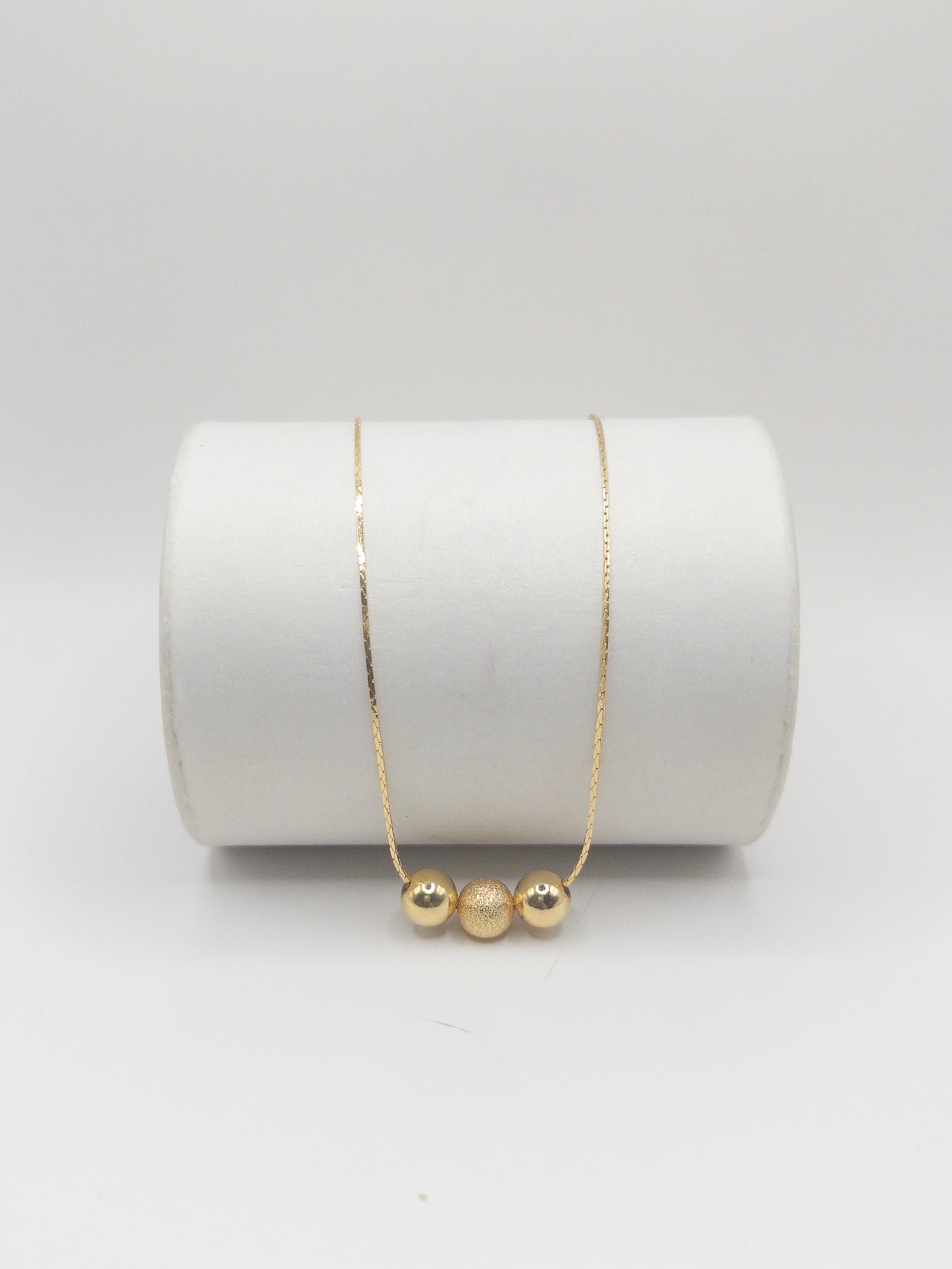 CADENA CABELLO DE ANGEL 45CM ORO LAMINADO 18K