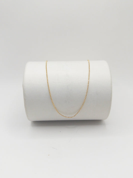 CADENA BALIN 50CM ORO LAMINADO 18K