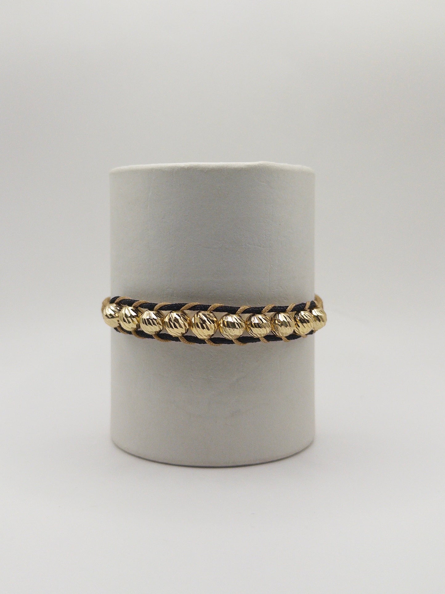 TEJIDA BICOLOR ORO LAMINADO 18K