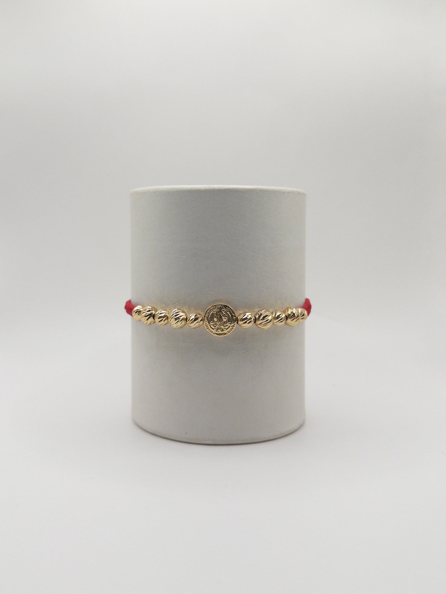 TEJIDA PASANTE SAN BENITO MEDIANO ORO LAMINADO 18K