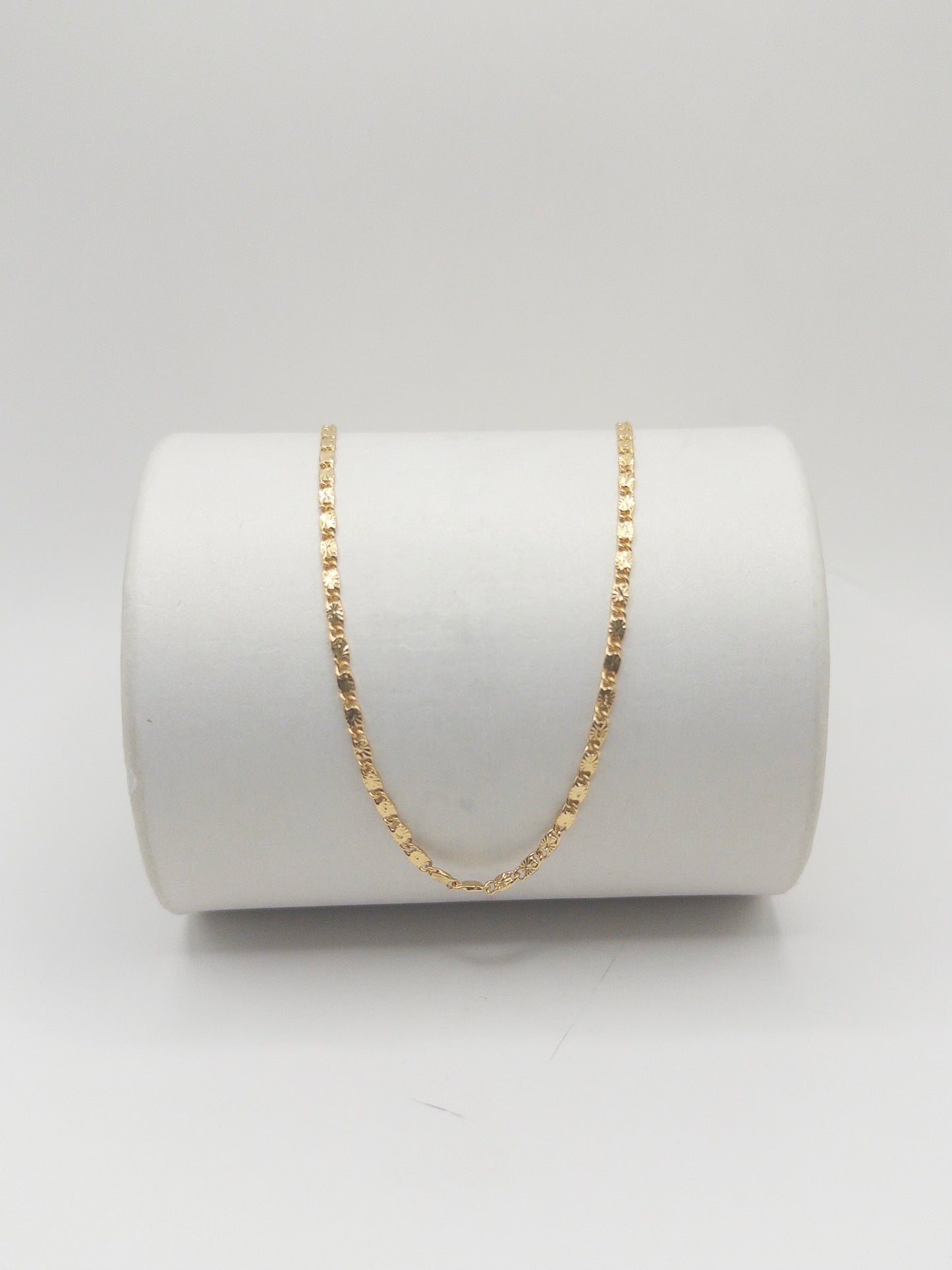 CADENA DESTELLOS 45CM ORO LAMINADO 18K