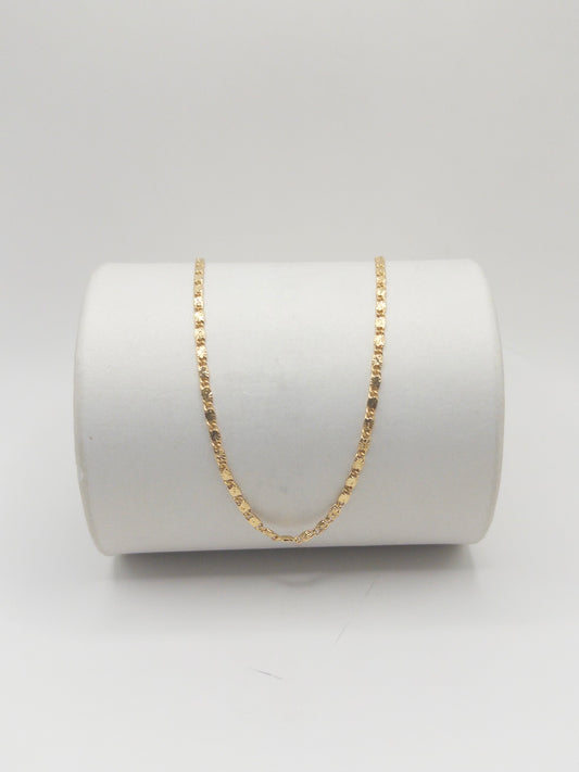 CADENA DESTELLOS 45CM ORO LAMINADO 18K