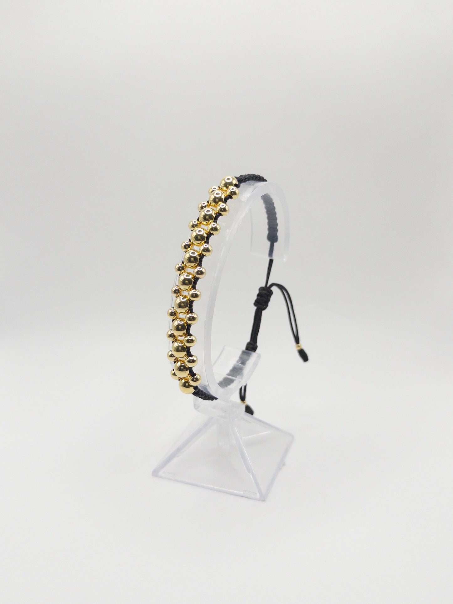 TEJIDA TRES CARRILES #6 LISO ORO LAMINADO 18K