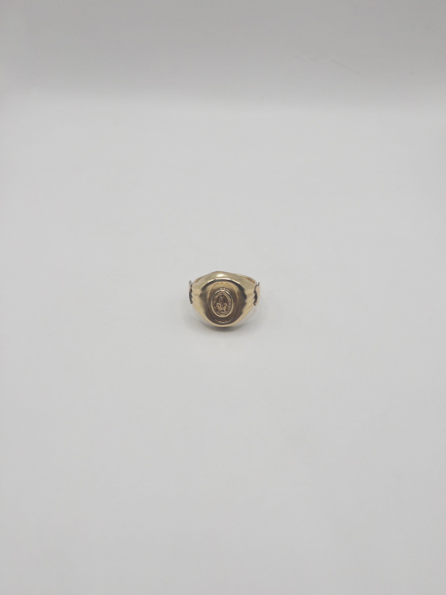 ANILLO VIRGEN TALLA 7 ORO LAMINADO 18K