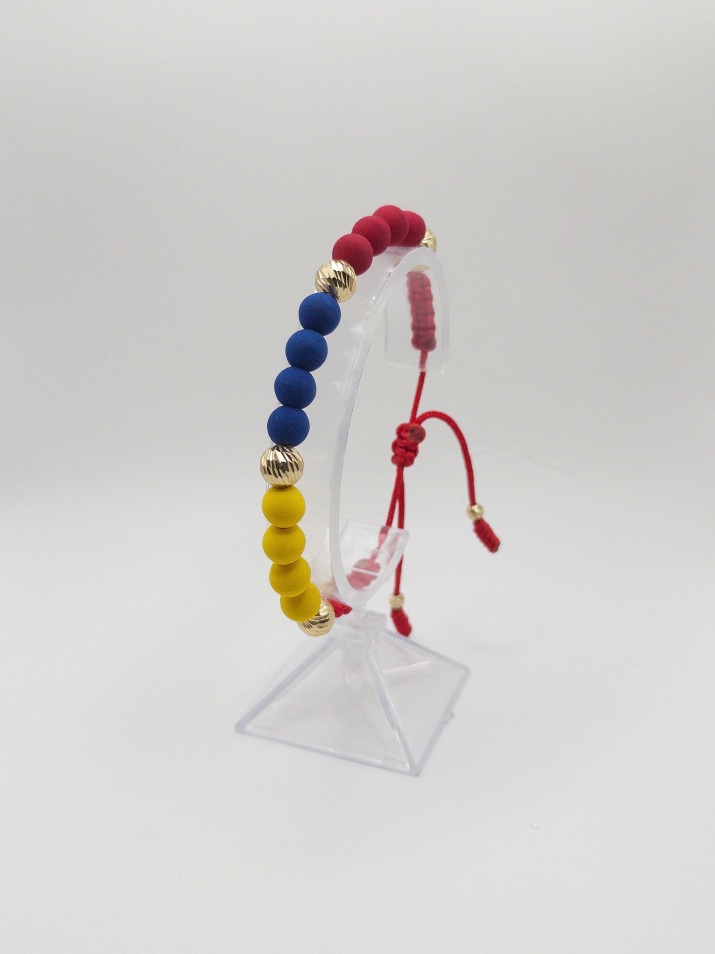 TEJIDA SELECCION COLOMBIA #8 DIAMANTADO ORO LAMINADO 18K