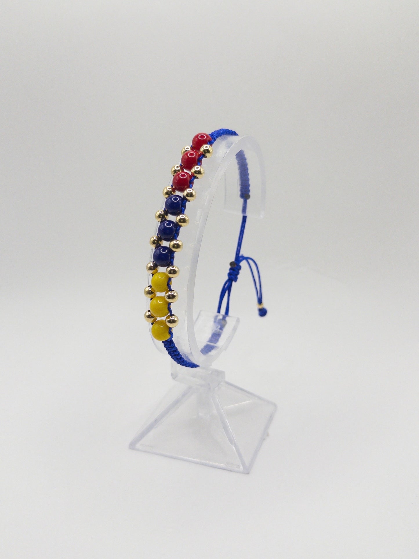 TEJIDA TRES SELECCION COLOMBIA #4 ORO LAMINADO 18K