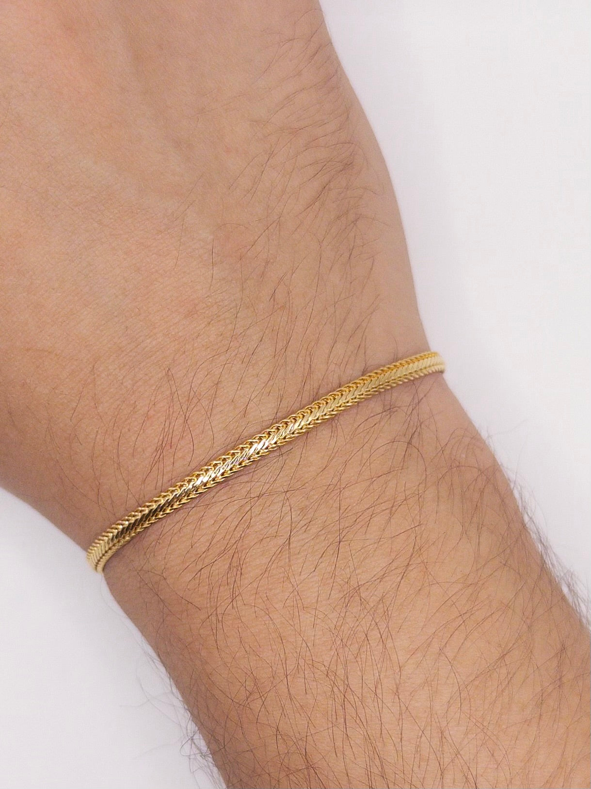 PULSERA SERPIENTE 20CM ORO LAMINADO 18K
