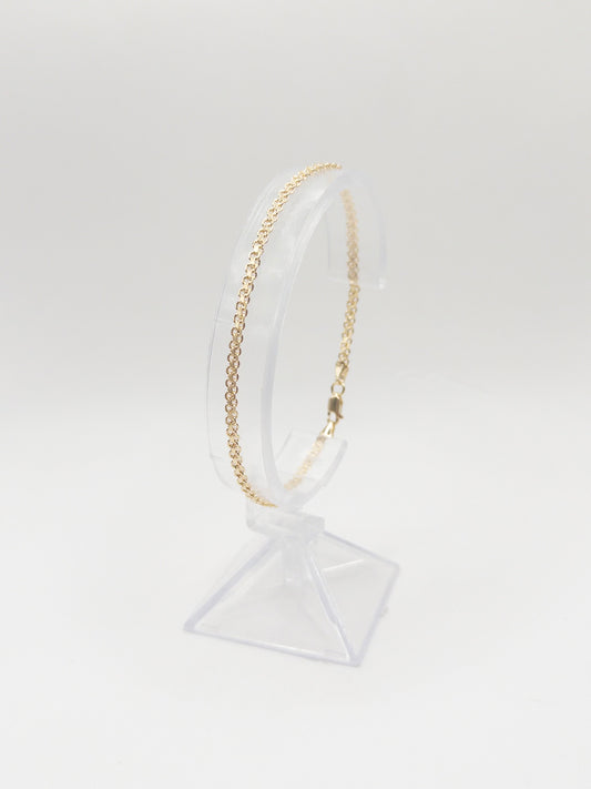 PULSERA CHINA 20CM ORO LAMINADO 18K