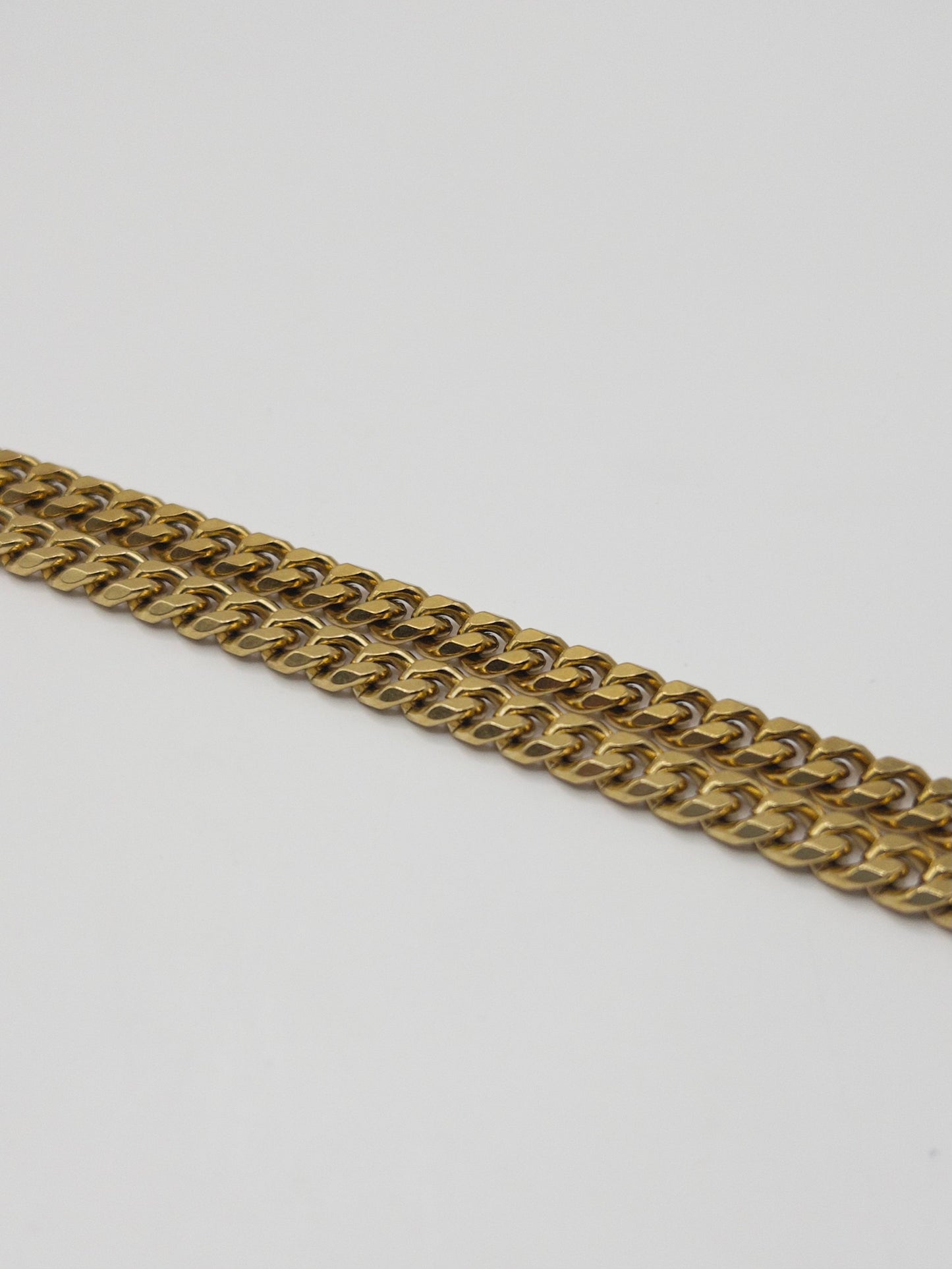 CADENA CUBANA HOMBRE ORO LAMINADO 18K