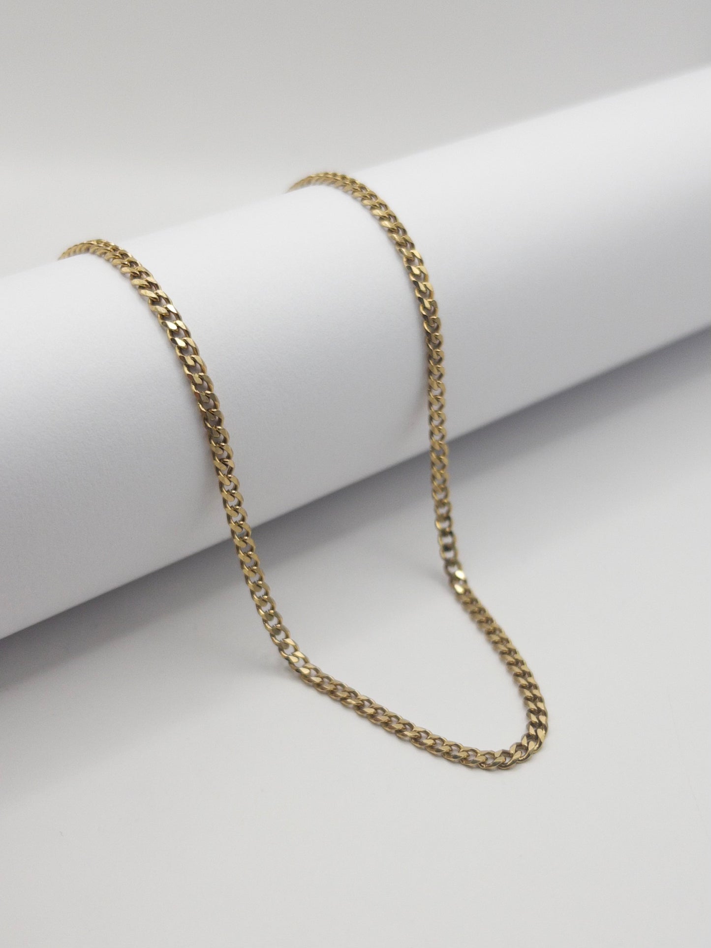 CADENA CUBANA HOMBRE ORO LAMINADO 18K