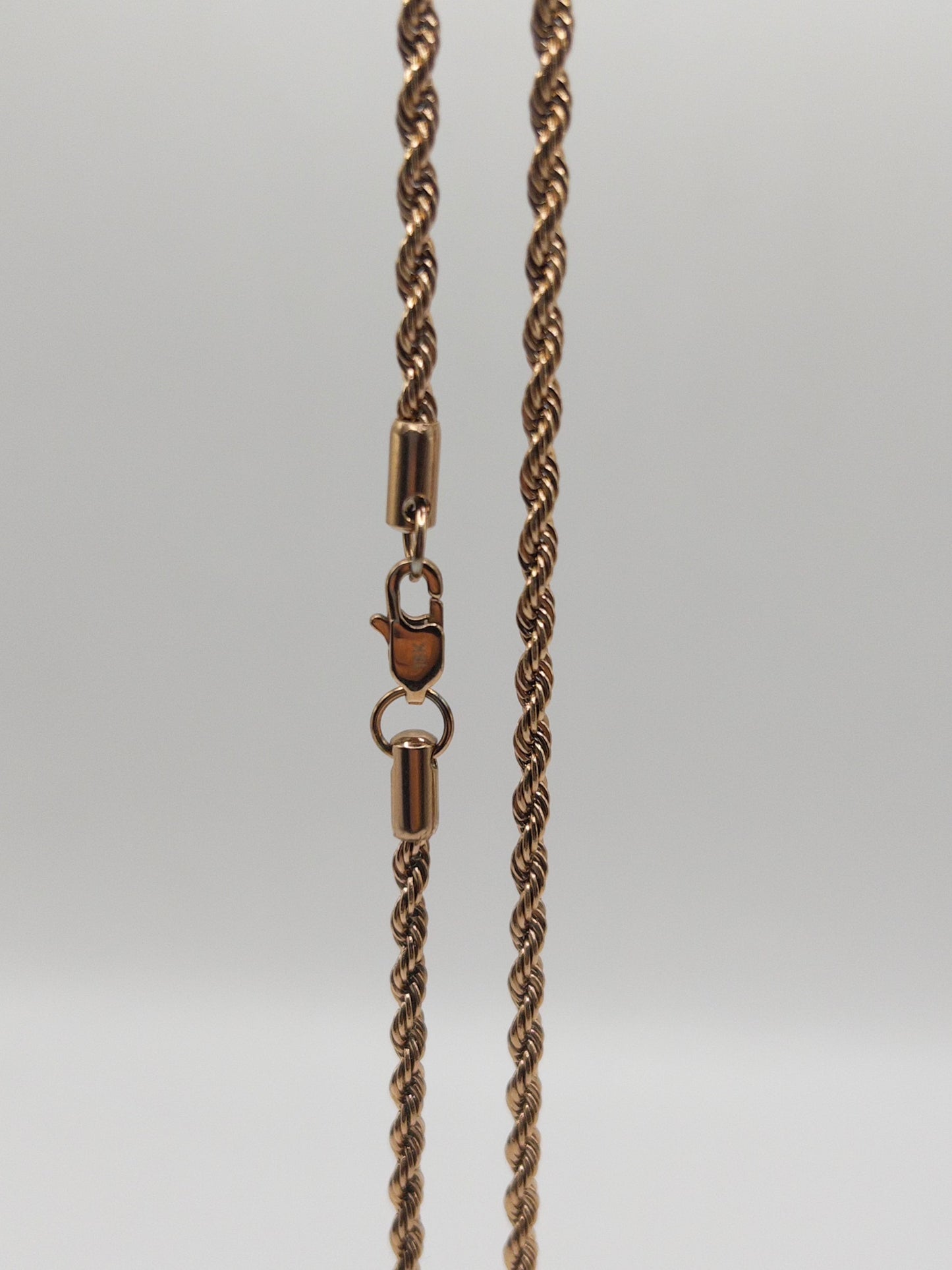 CADENA LAZO ROSA MUJER ORO LAMINADO 18K