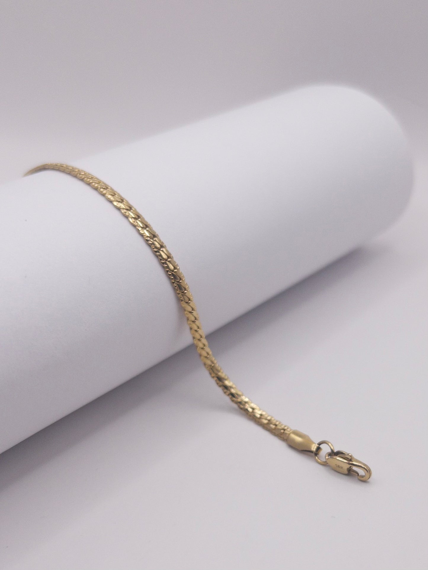 PULSERA GRABADA MUJER ORO LAMINADO 18K
