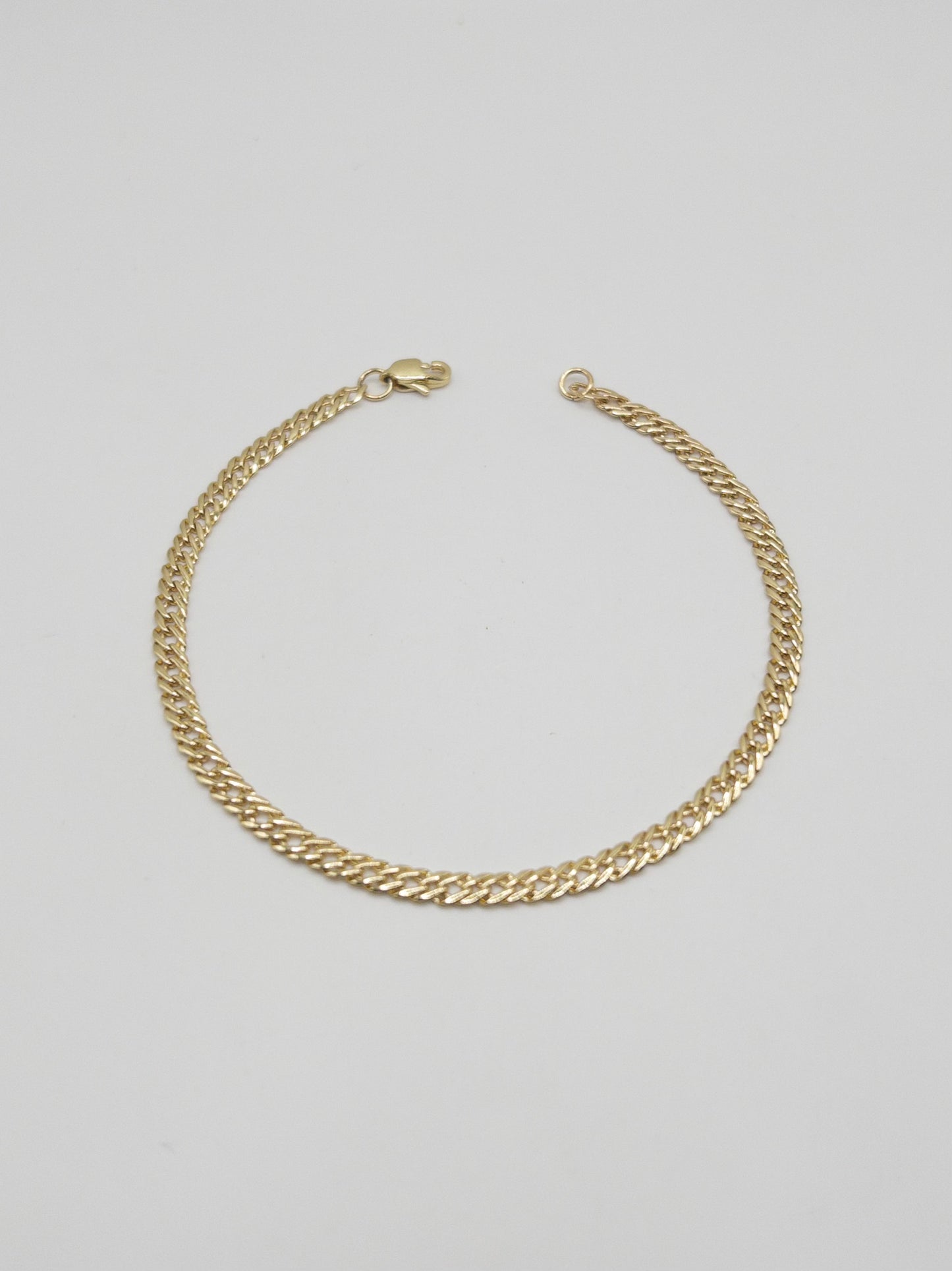 PULSERA ENTRELAZADA HOMBRE ORO LAMINADO 18K