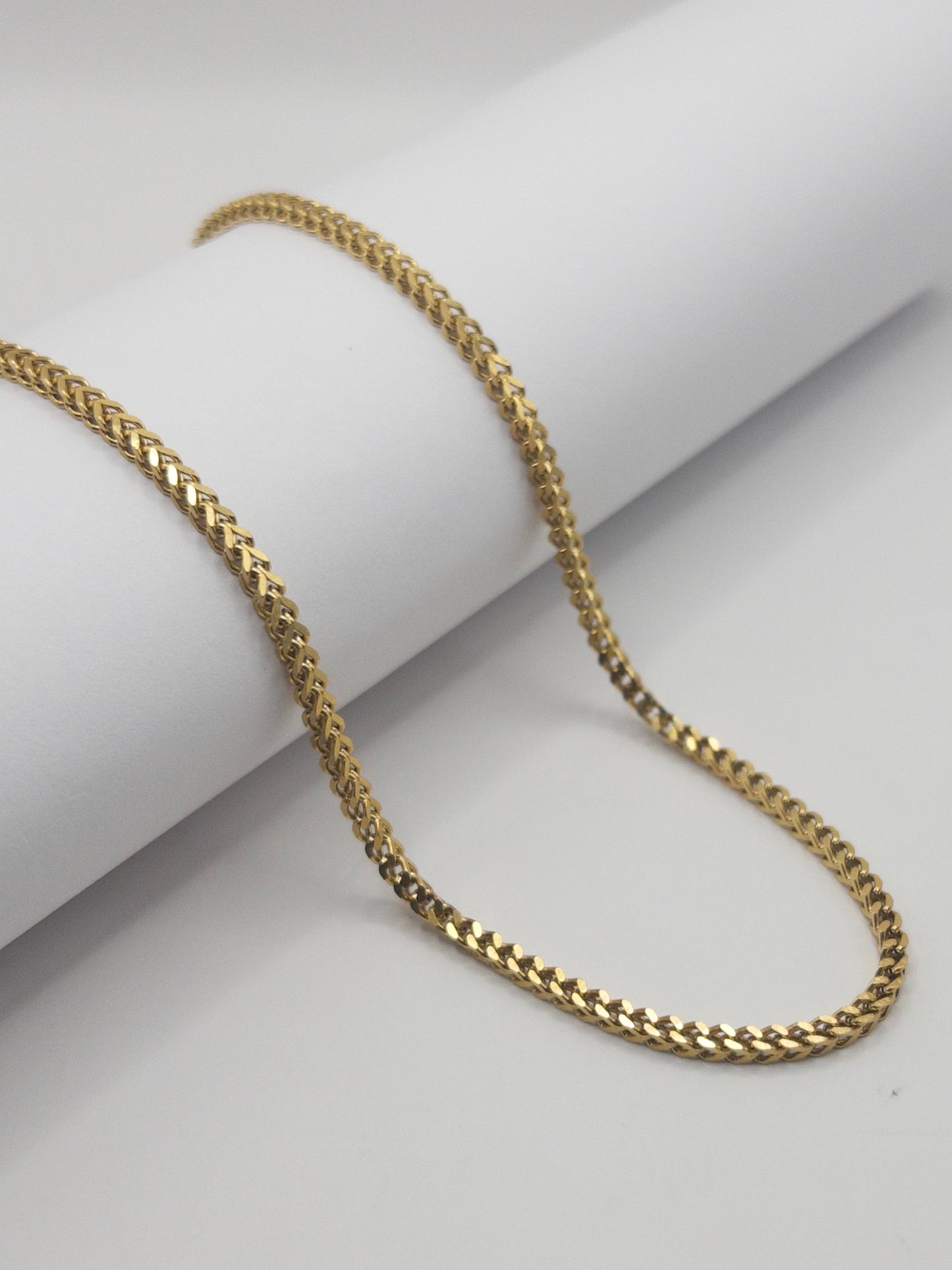 CADENA FRANCO MUJER ORO LAMINADO 18K