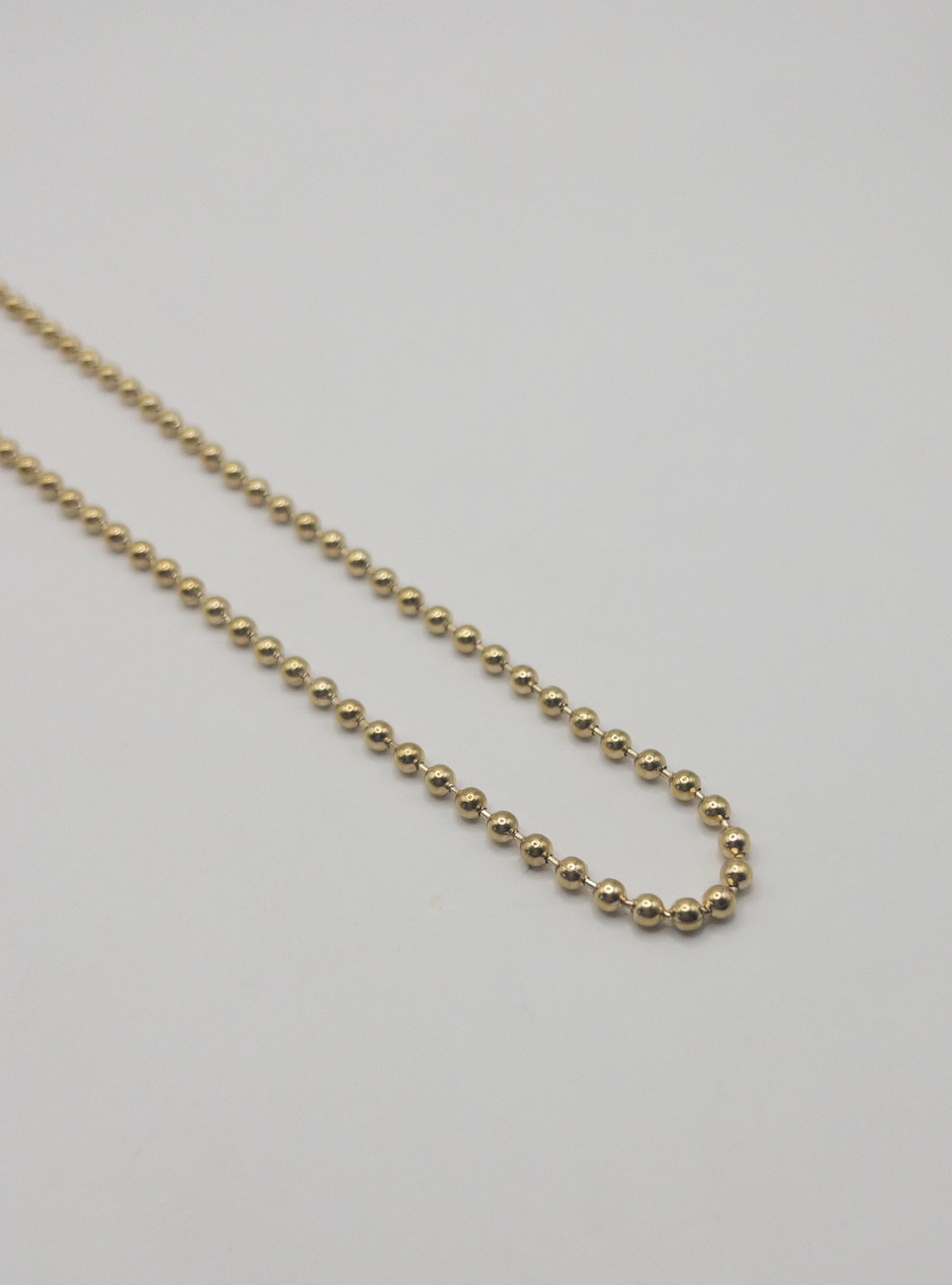 CADENA MILITAR MUJER ORO LAMINADO 18K