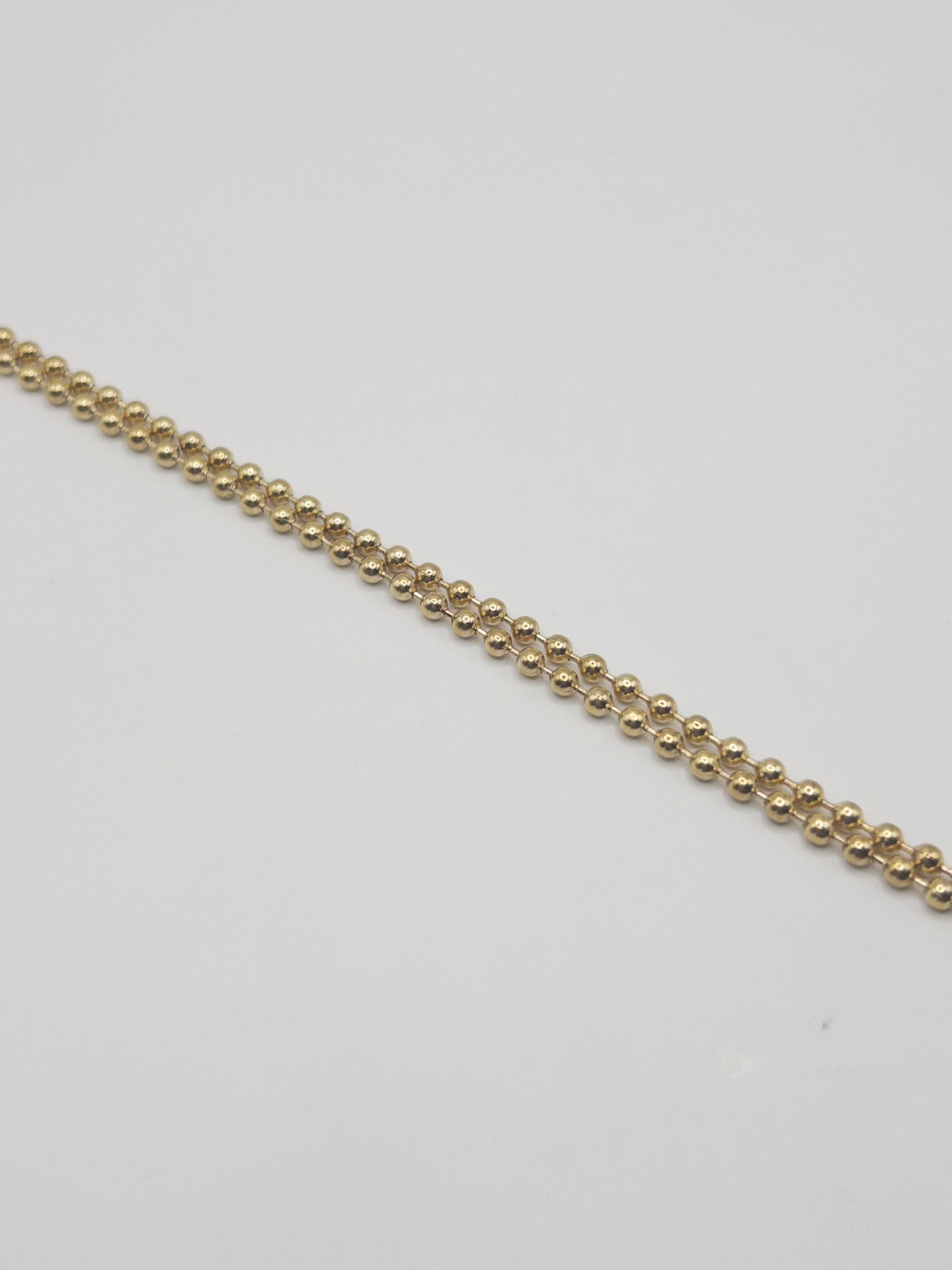 CADENA MILITAR MUJER ORO LAMINADO 18K