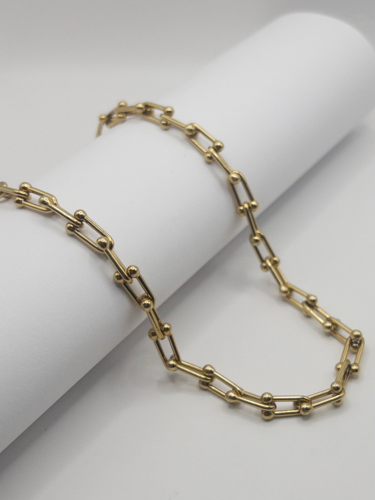 CADENA ANCLA MUJER ORO LAMINADO 18K
