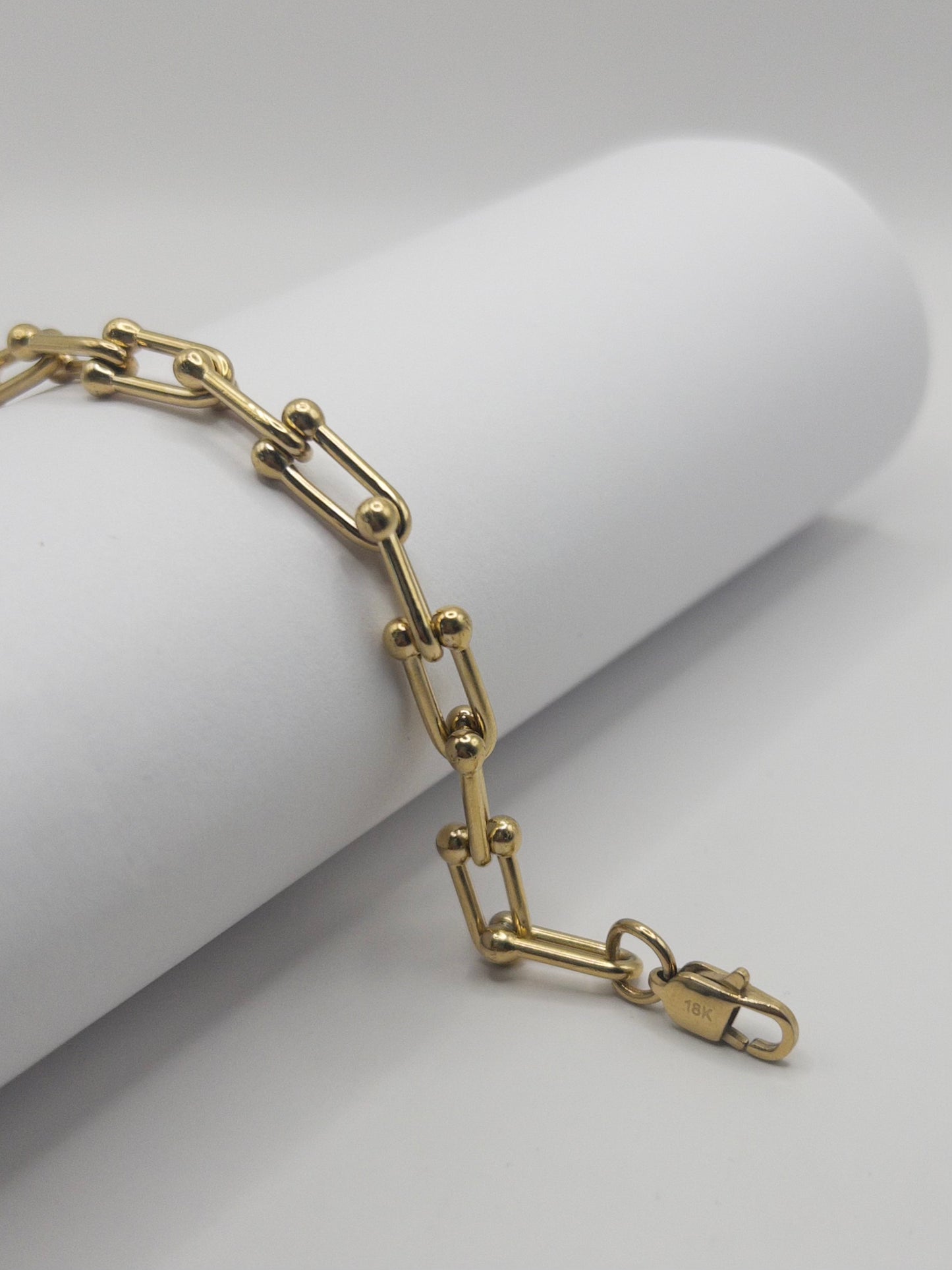 PULSERA ANCLA MUJER ORO LAMINADO 18K