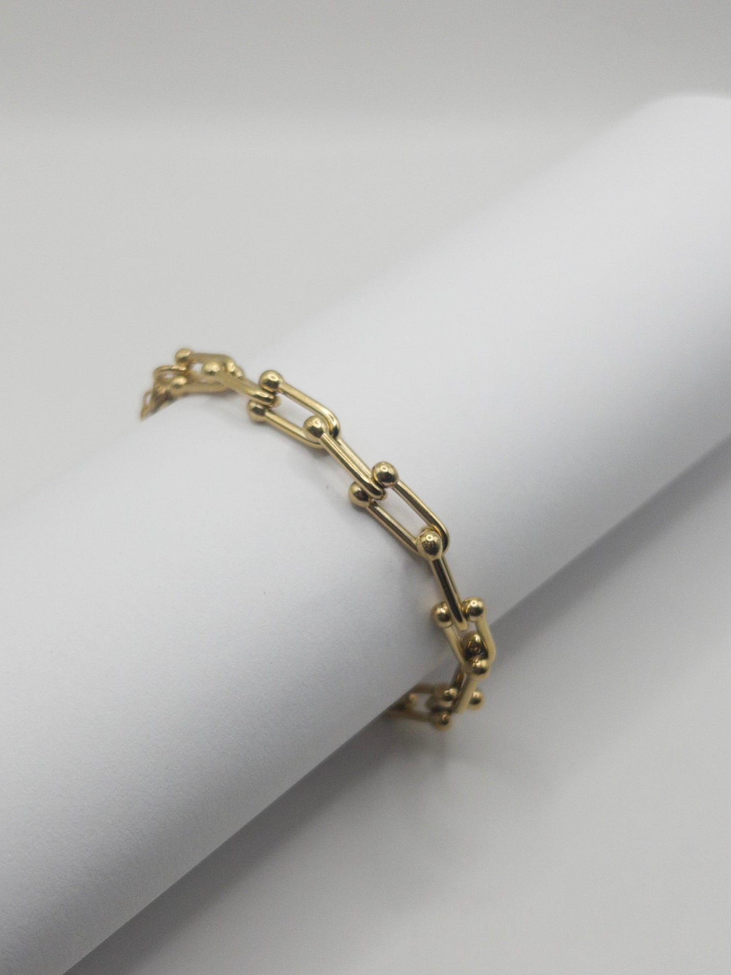 PULSERA ANCLA MUJER ORO LAMINADO 18K