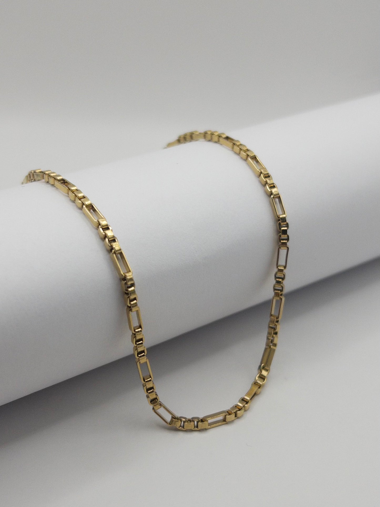 CADENA CUBOS MUJER ORO LAMINADO 18K